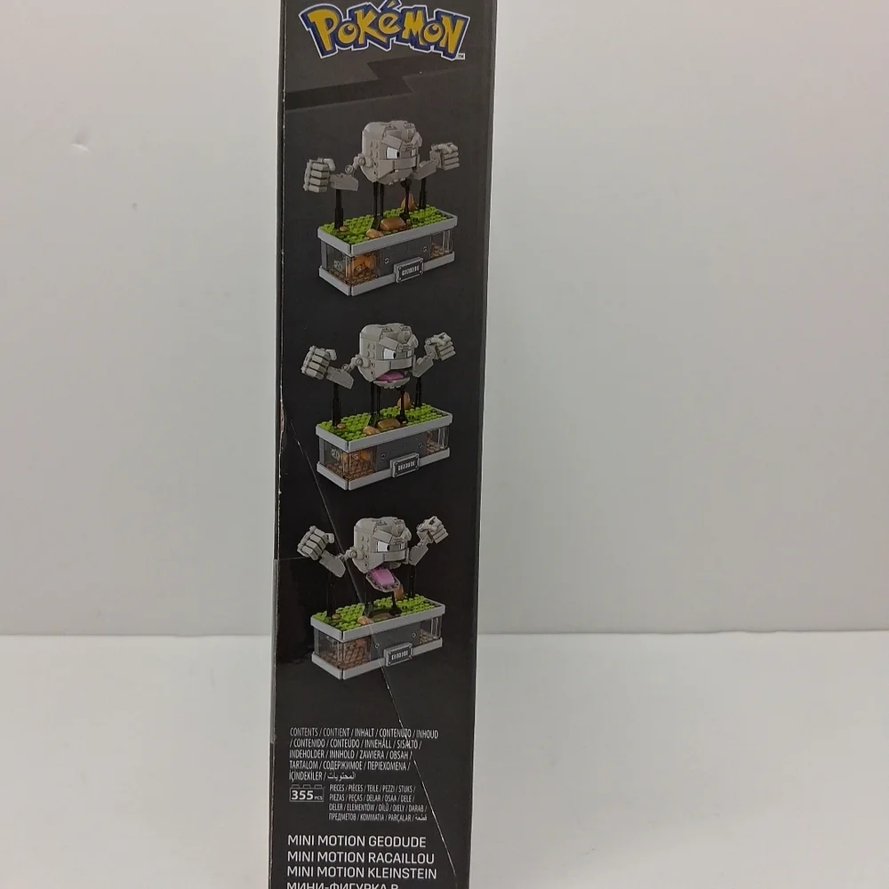 Pokémon Mini Motion Geodude Building Set - Gray and‎ Green